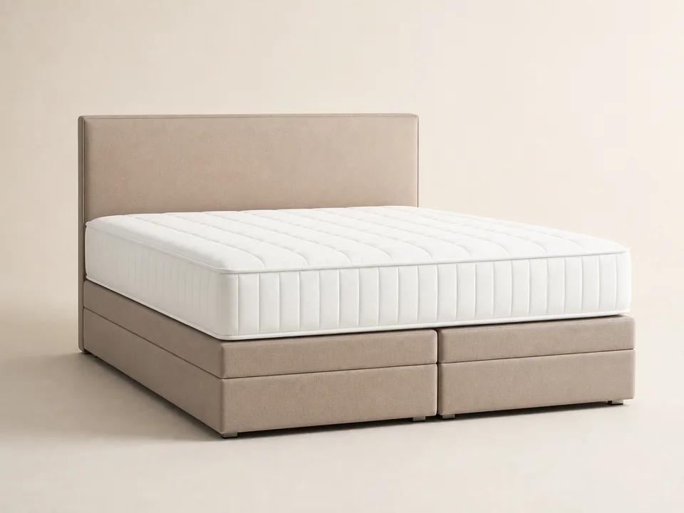 Cama completa em tom natural